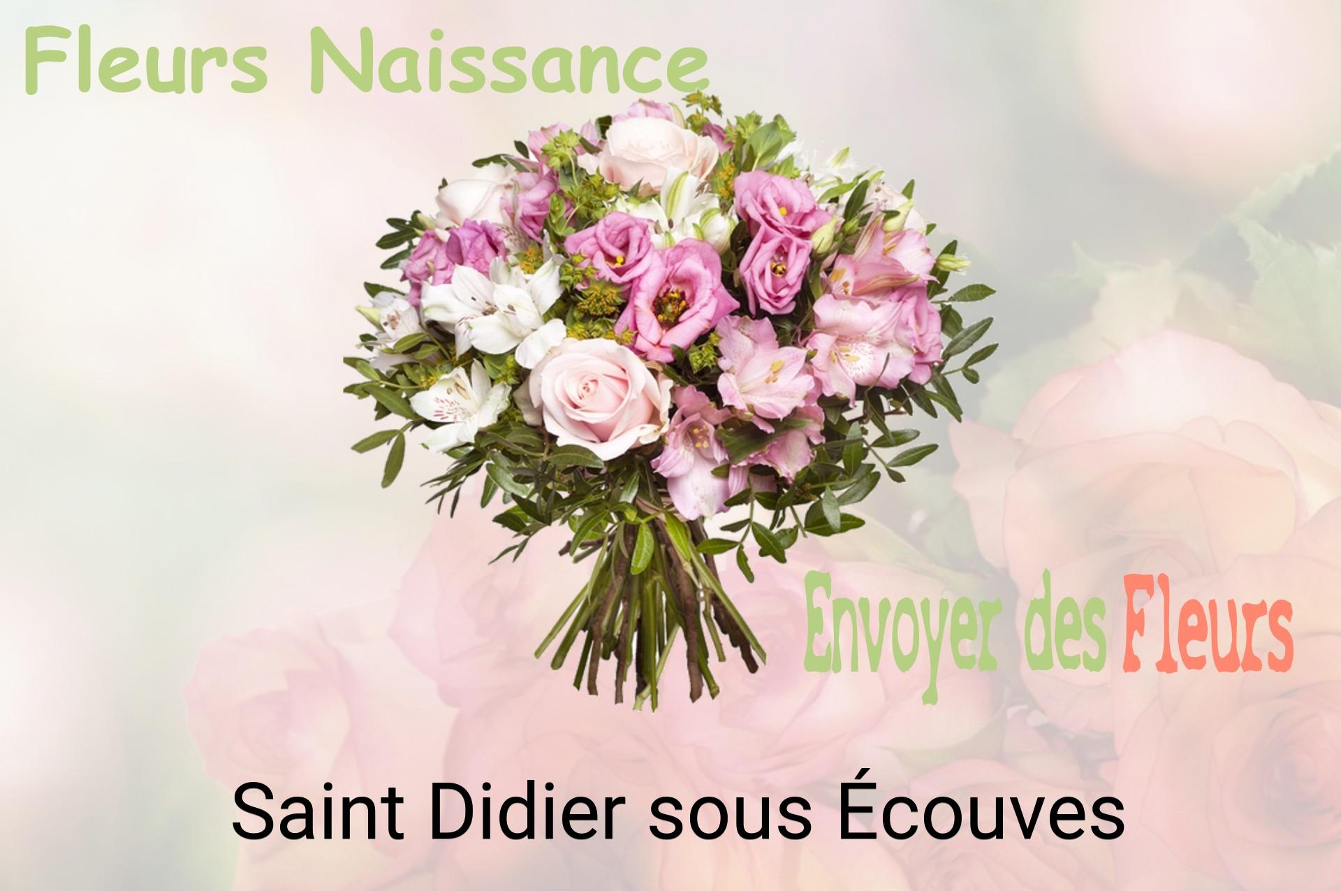 Bouquet de fleurs de naissance livré à Saint-Didier-sous-Écouves